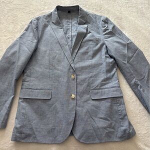 J.Crew Blue Checkered Blazer